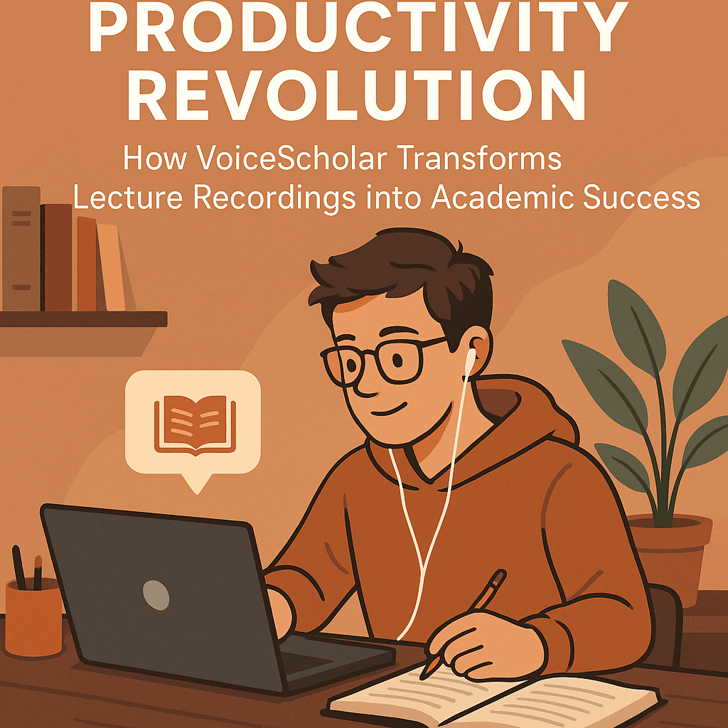 The Student Productivity Revolution: How VoiceScholar Transforms Lecture Recordings into Academic Success